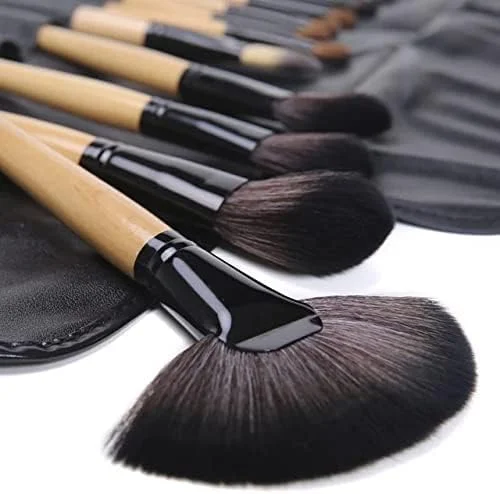 ست برس آرایشی 24 عددی حرفه ای HUDA GIRL BEAUTY برای کرم پودر، پودر صورت، رژگونه، برس های ترکیبی، موهای مصنوعی بدون تست حیوانی با کیف چرمی (ممکن است دسته متفاوت باشد) ست برس آرایشی 24 عددی حرفه ای HUDA GIRL BEAUTY برای کرم پودر، پودر صورت، رژگونه، برس های ترکیبی، موهای مصنوعی بدون تست حیوانی با کیف چرمی (ممکن است دسته متفاوت باشد)