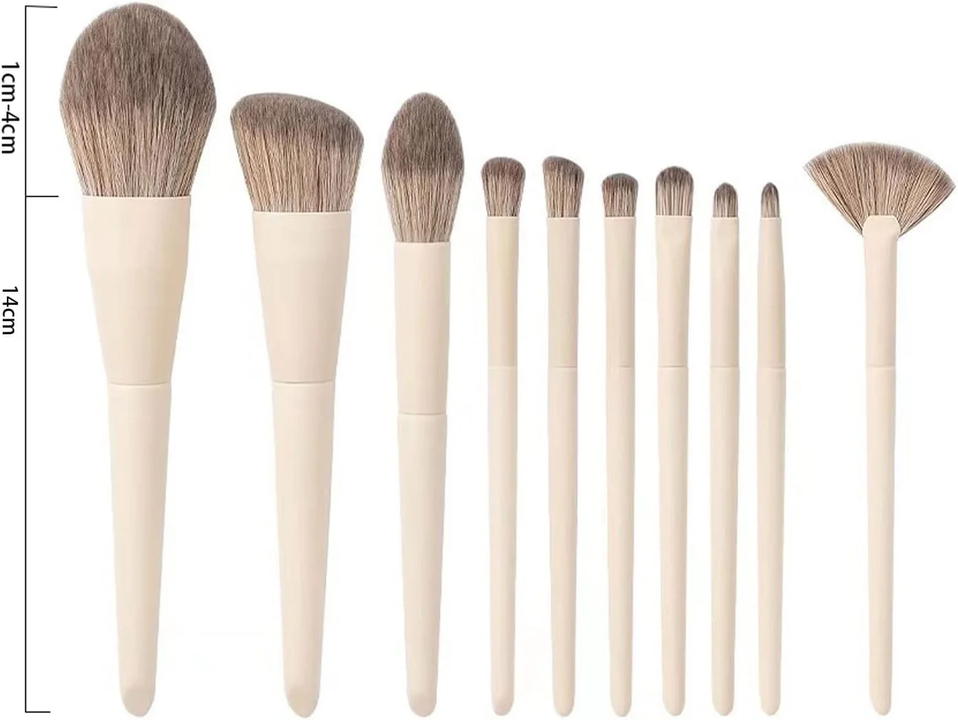 ست برس آرایشی HODORE، ست برس آرایشی نرم و کرکی سایه چشم، کرم پودر، پودر آرایشی، رژگونه، ابزار آرایشی و زیبایی