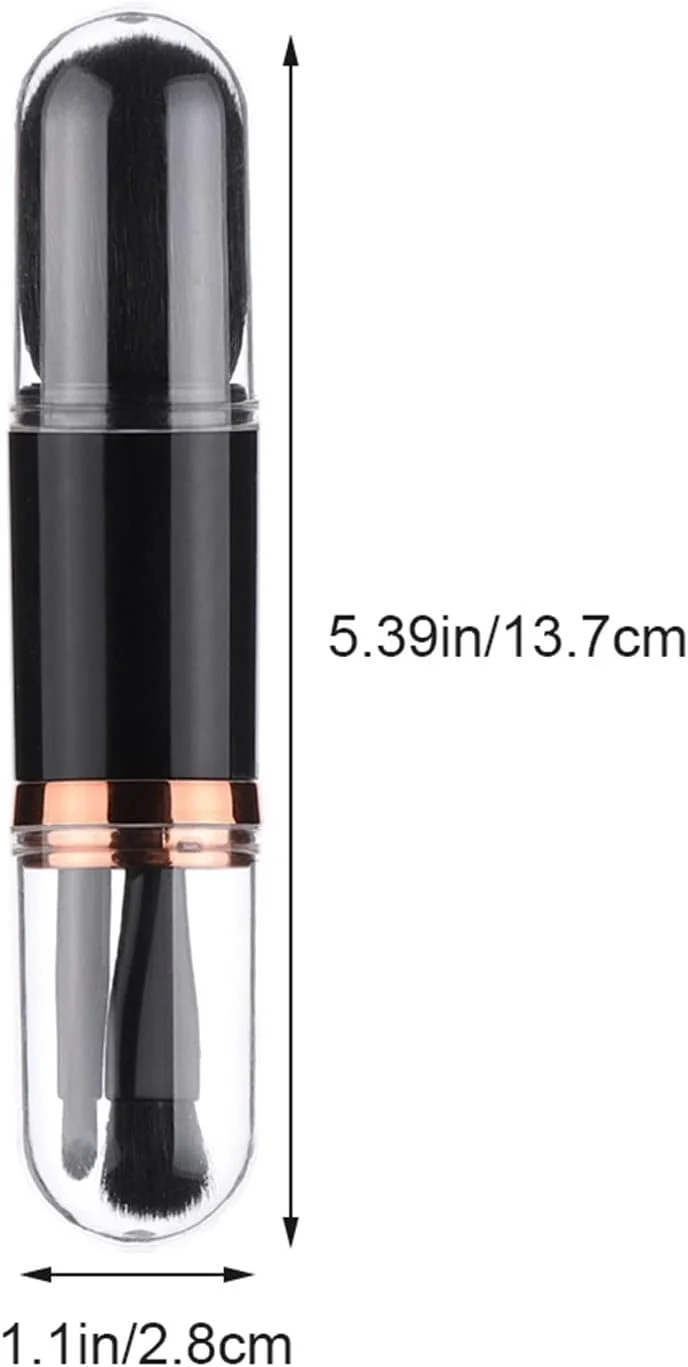 ست براش آرایشی HODORE، ست براش آرایشی مسافرتی جمع شونده برای رژگونه، برنزر، کانتورینگ، ترکیب، سایه چشم و رژگونه دیزنی