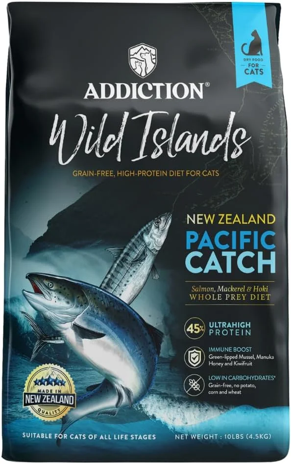 غذای خشک گربه ادیکشن مدل Wild Islands Pacific Catch با طعم ماهی - 4.5 کیلوگرم
