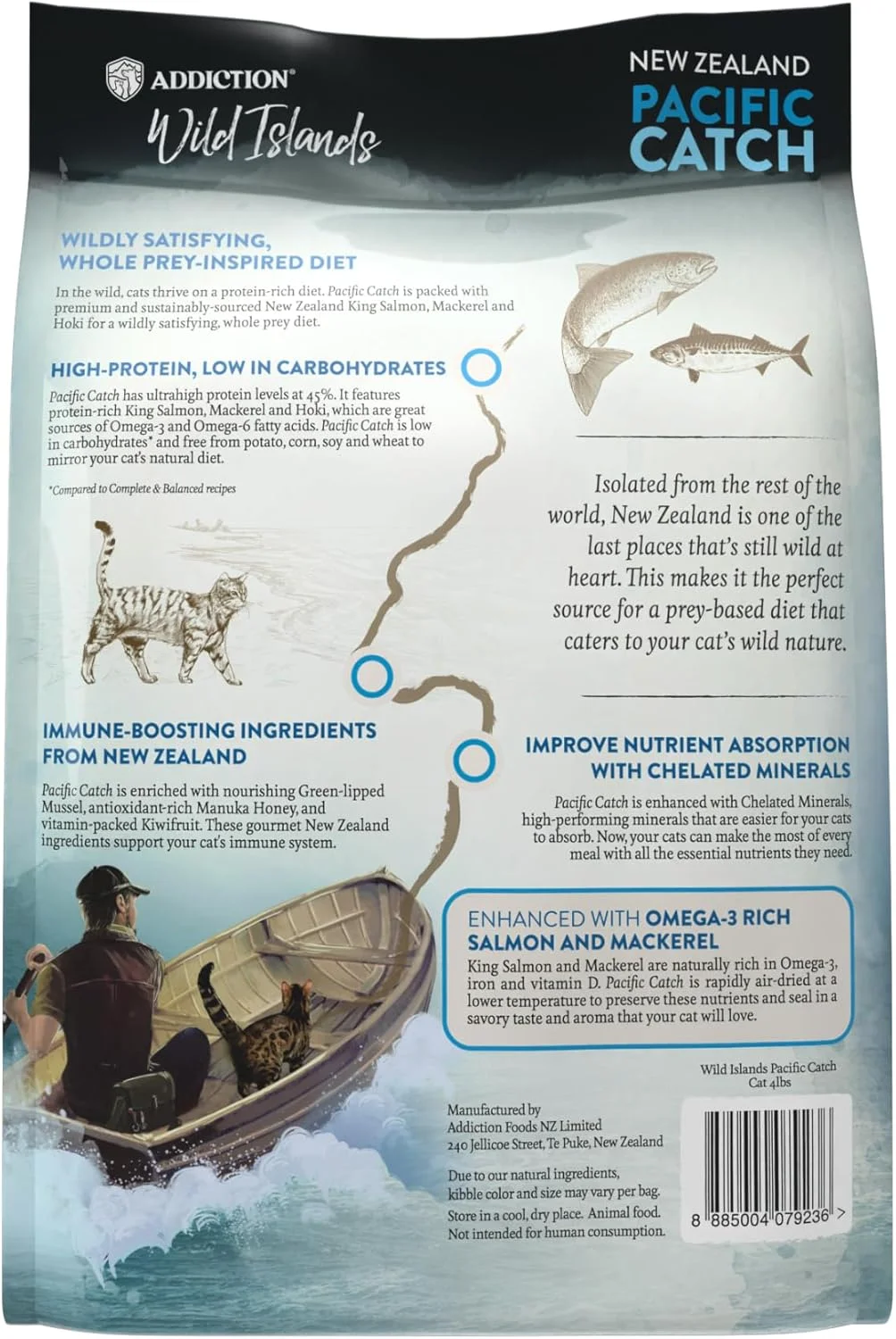 غذای خشک گربه ادیکشن مدل Wild Islands Pacific Catch با طعم ماهی - 4.5 کیلوگرم غذای خشک گربه ادیکشن مدل Wild Islands Pacific Catch با طعم ماهی - 4.5 کیلوگرم
