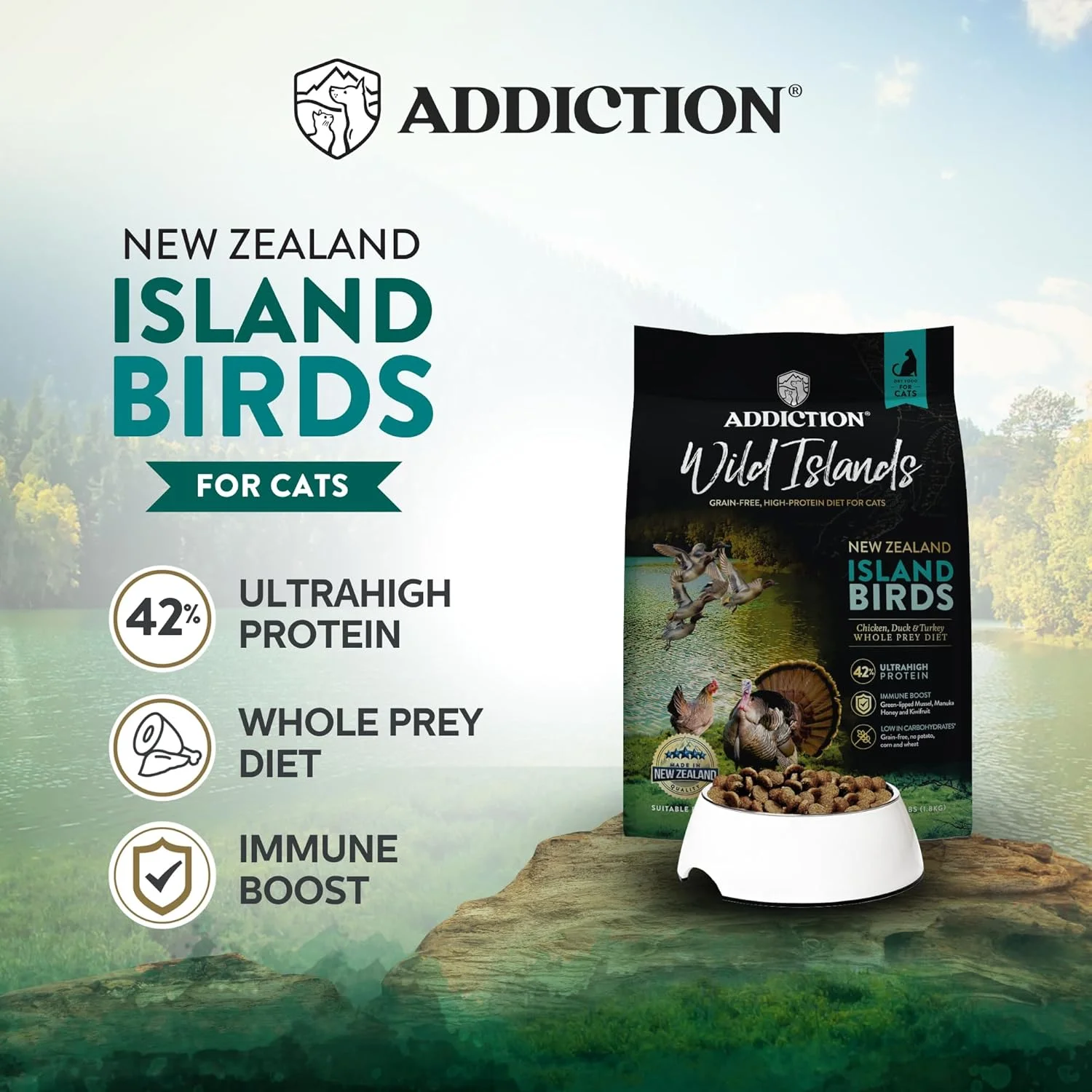 غذای خشک گربه ادیکشن مدل Wild Islands Island Birds - وزن 10 پوند غذای خشک گربه ادیکشن مدل Wild Islands Island Birds - وزن 10 پوند
