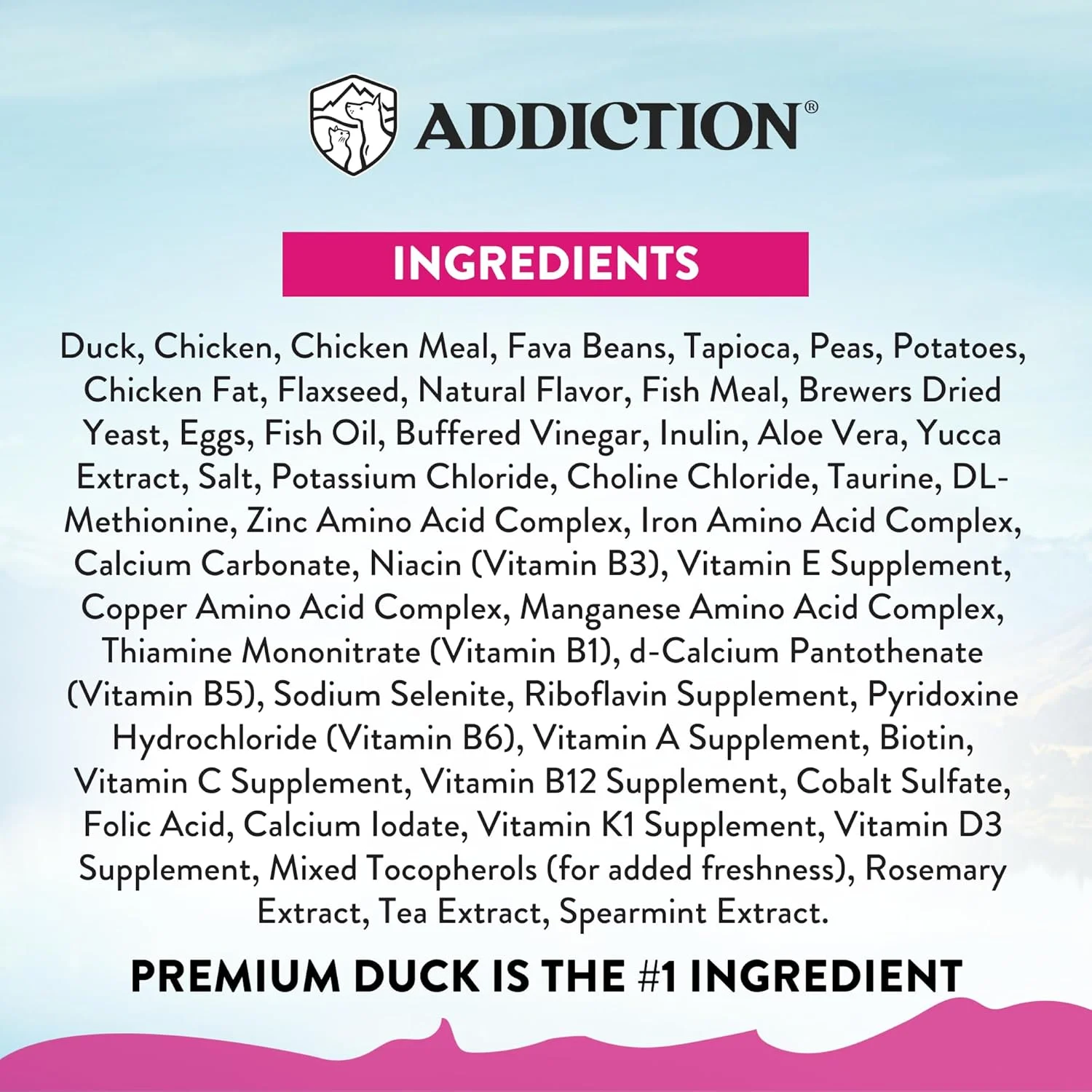 غذای خشک گربه Addiction مدل Duck Royale - وزن 4 پوند غذای خشک گربه Addiction مدل Duck Royale - وزن 4 پوند