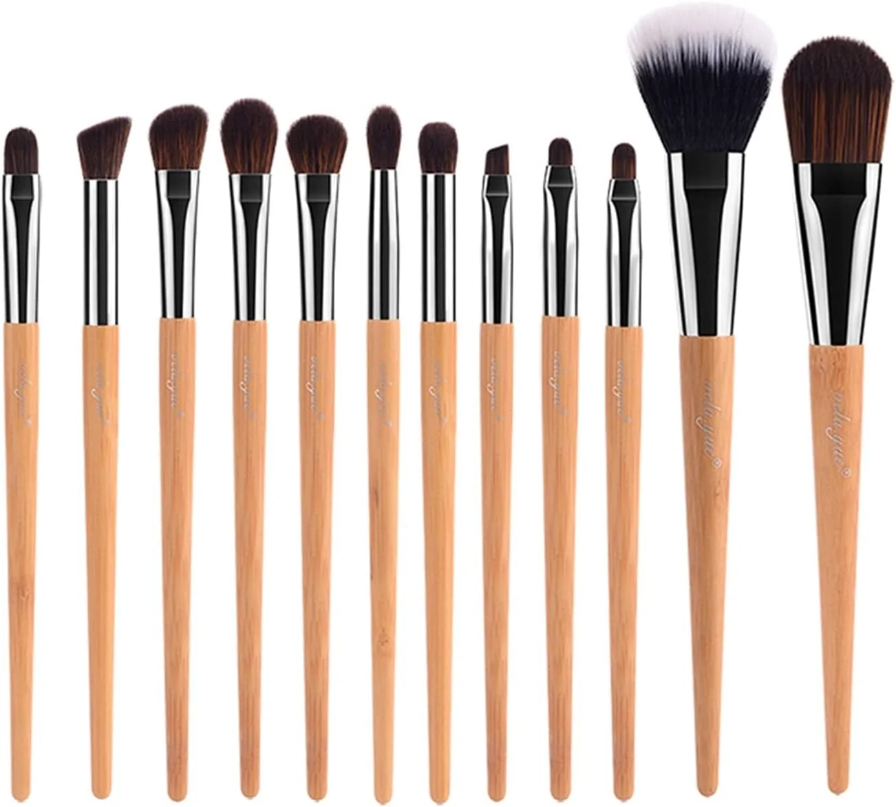 ست برس آرایشی هودور، برس های آرایشی ممتاز برای صورت، گونه، چشم، لب، پودر، کرم پودر، سایه، هایلایتر، کانتور، ابزار و اپلیکاتور برس زیبایی