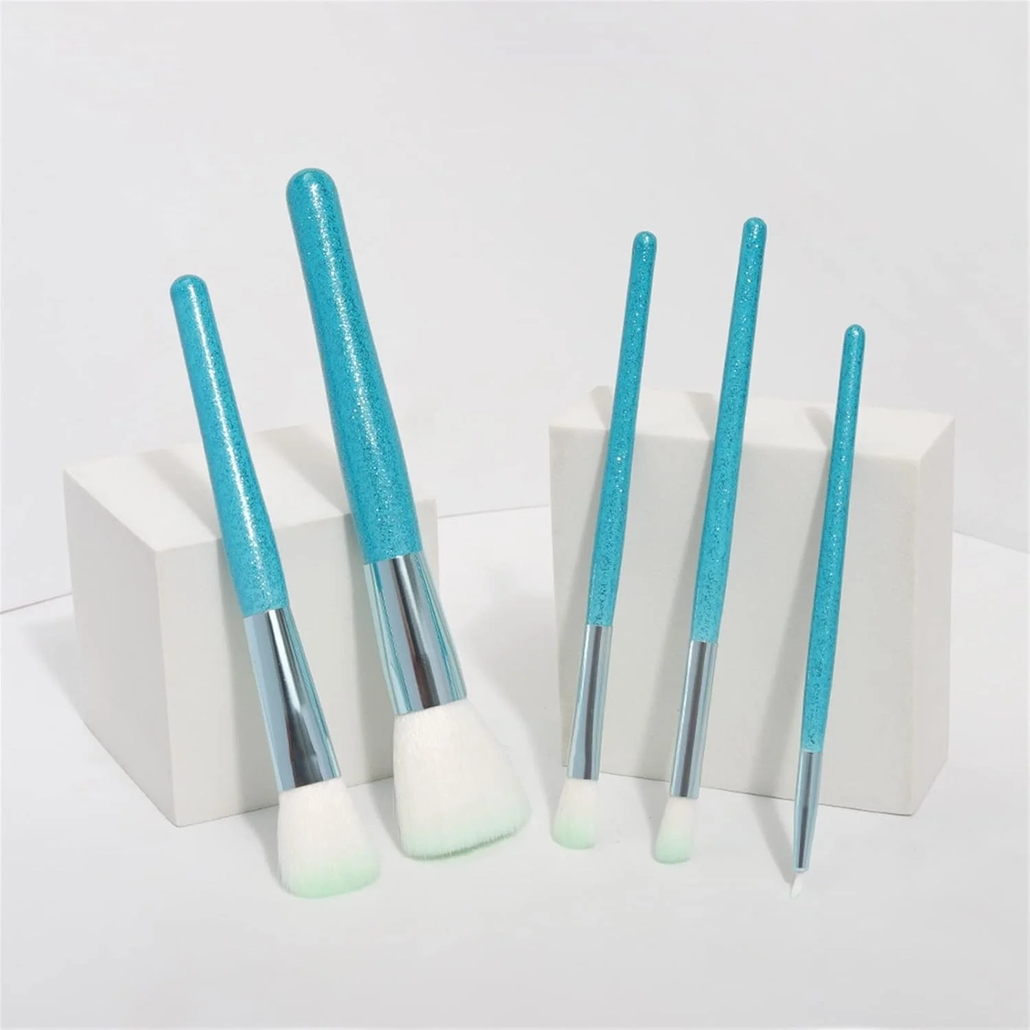 ست برس آرایشی HODORE، ست برس آرایشی سایه چشم، ابرو، خط چشم، رژگونه، پودر فیکس، فونداسیون، ابزار آرایشی حرفه ای لب زنانه