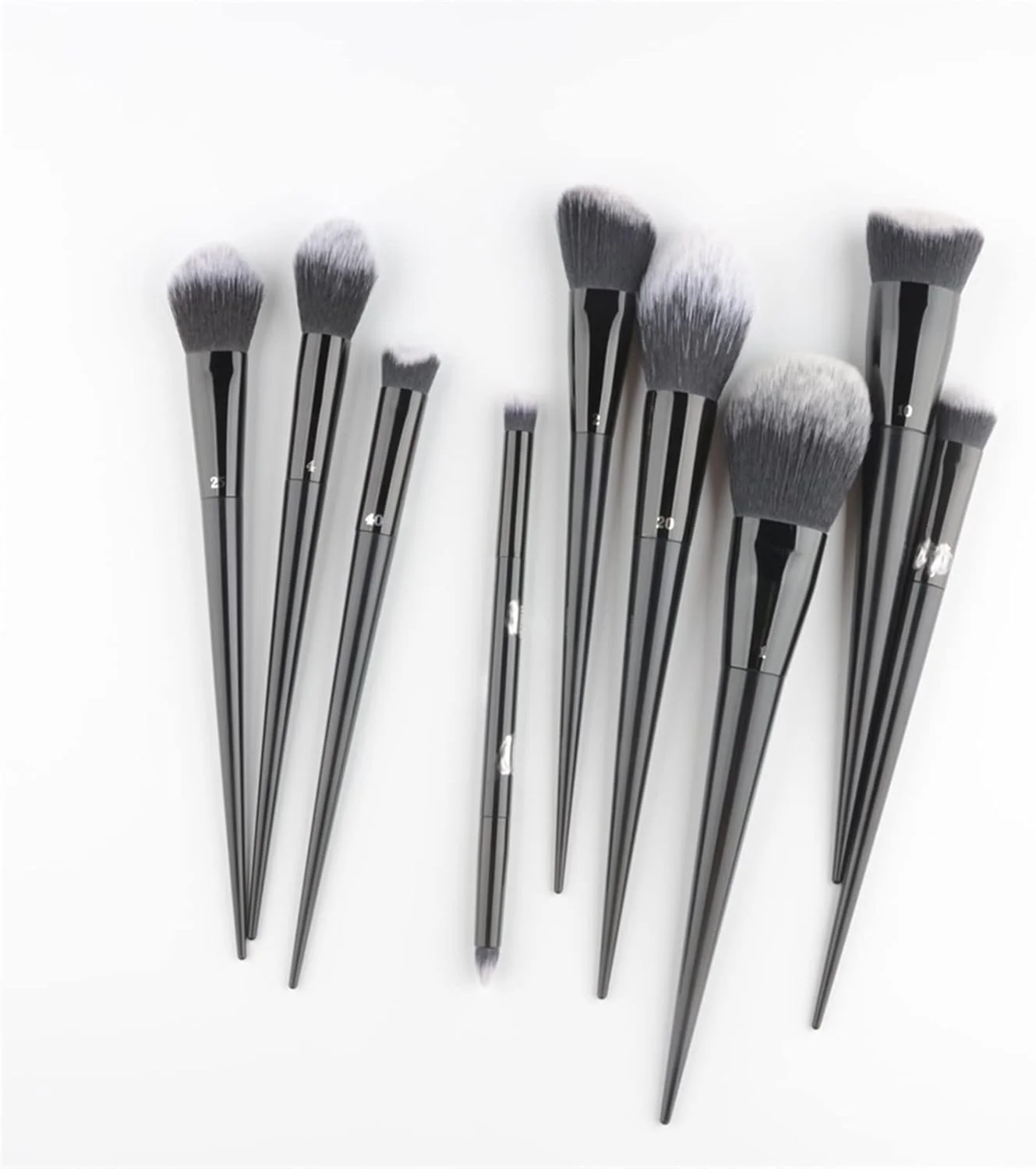 ست برس آرایشی HODORE، برس های آرایشی پودر، ترکیب فونداسیون سه بعدی، برس آرایشی، جزئیات چشم، سایه، چین، کانتور حرفه ای