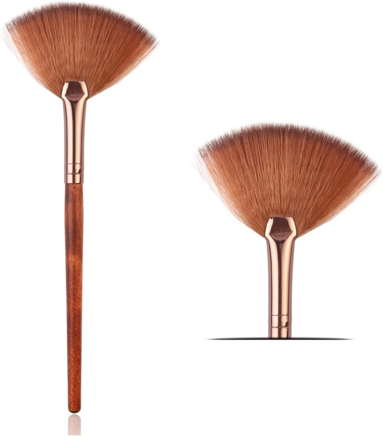 ست برس آرایشی HODORE، برس آرایشی دسته دار حرفه ای مدل بادبزنی، برس رژگونه، برس لوازم آرایشی برای بانوان ست برس آرایشی HODORE، برس آرایشی دسته دار حرفه ای مدل بادبزنی، برس رژگونه، برس لوازم آرایشی برای بانوان