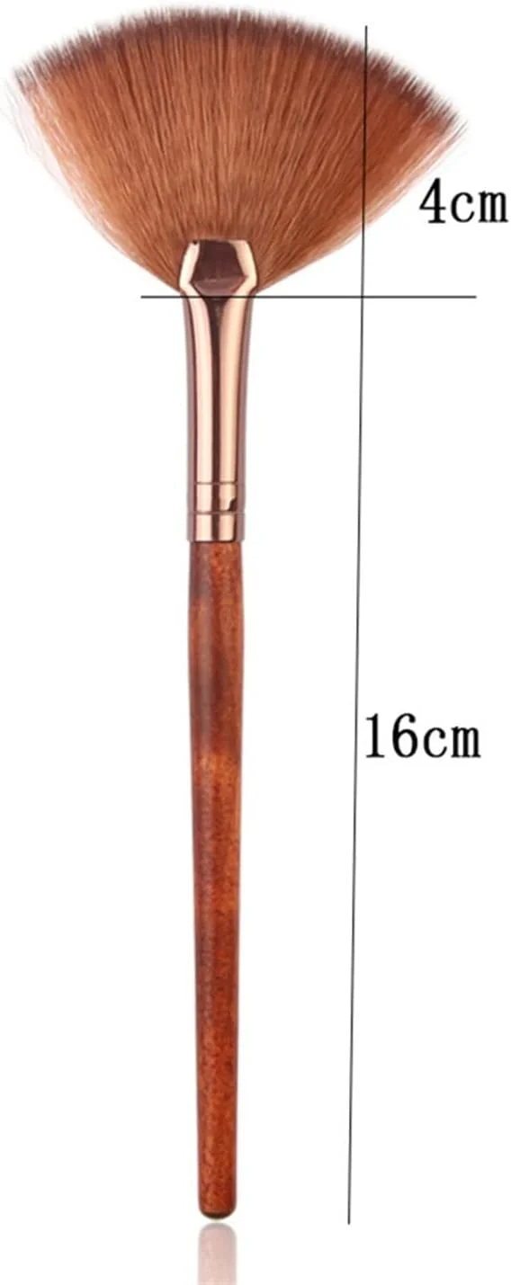 ست برس آرایشی HODORE، برس آرایشی دسته دار حرفه ای مدل بادبزنی، برس رژگونه، برس لوازم آرایشی برای بانوان ست برس آرایشی HODORE، برس آرایشی دسته دار حرفه ای مدل بادبزنی، برس رژگونه، برس لوازم آرایشی برای بانوان