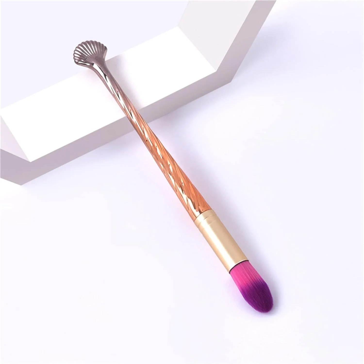 ست برس آرایشی هودور، برس های آرایشی دسته دم ماهی مخصوص پودر رژگونه کرم پودر صورت ابزار برس لوازم آرایشی زیبایی حرفه ای