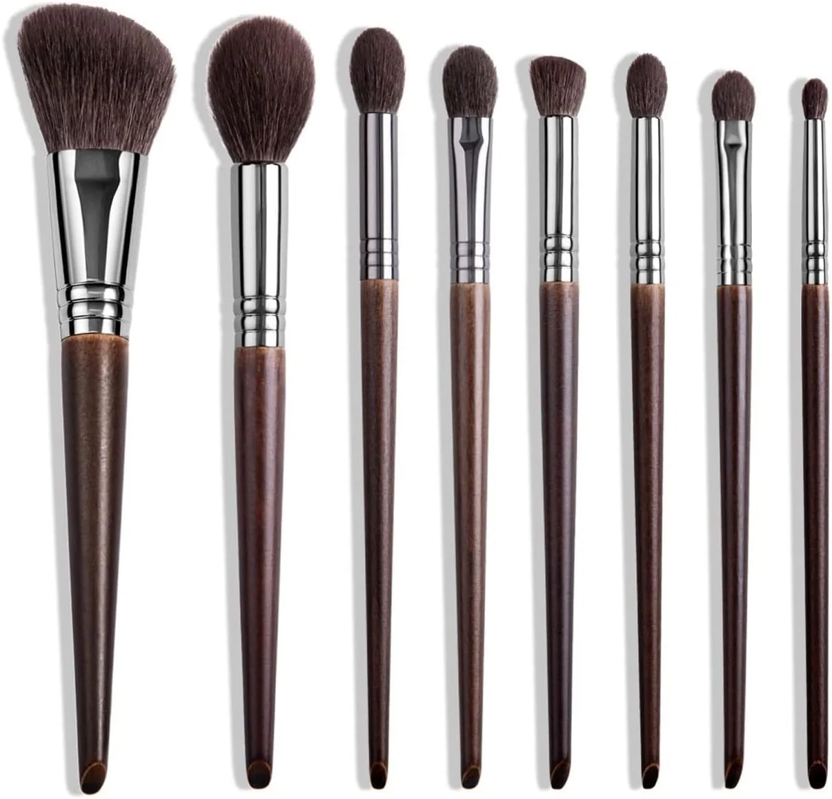 ست براش آرایشی HODORE، ست براش آرایشی مخصوص آرایش، با موهای ظریف براش، مناسب برای سایه چشم و کانتور صورت.