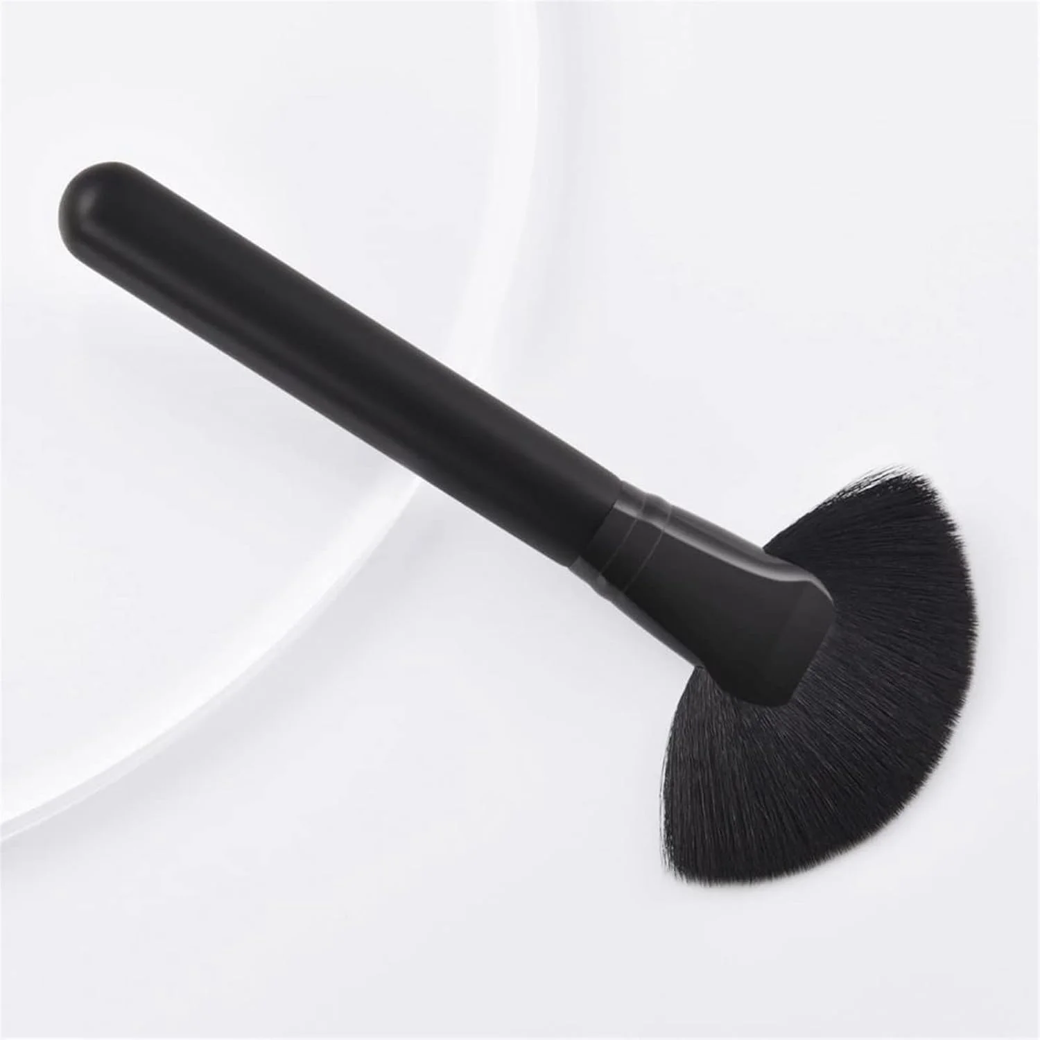 ست برس آرایشی هودور، برس آرایشی با موهای نایلونی، دسته چوبی، برس رژگونه، برس پودر حرفه ای برای هایلایت و پودر آرایشی برای زنان