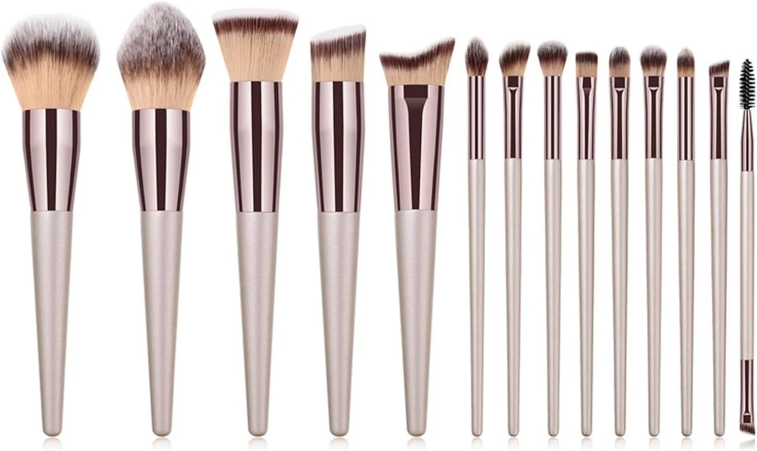 ست برس آرایشی HODORE، برس آرایشی صورت، گونه، کانتور، رژگونه، بینی، کرم پودر، پودر فیکس، ابزار برس آرایشی پودری، برس رژگونه کابوکی