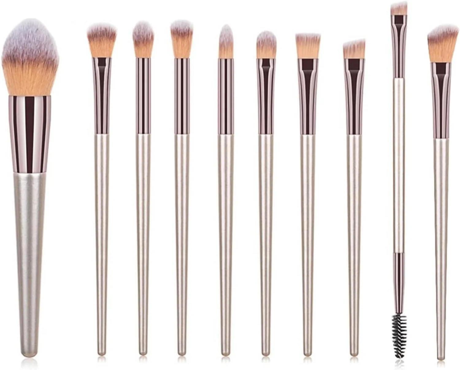 ست برس آرایشی HODORE، موهای نرم با کیفیت بالا، دسته چوبی، پودر شل، رژگونه، کرم پودر، برس کانتورینگ چشم، ست کامل ابزار آرایشی