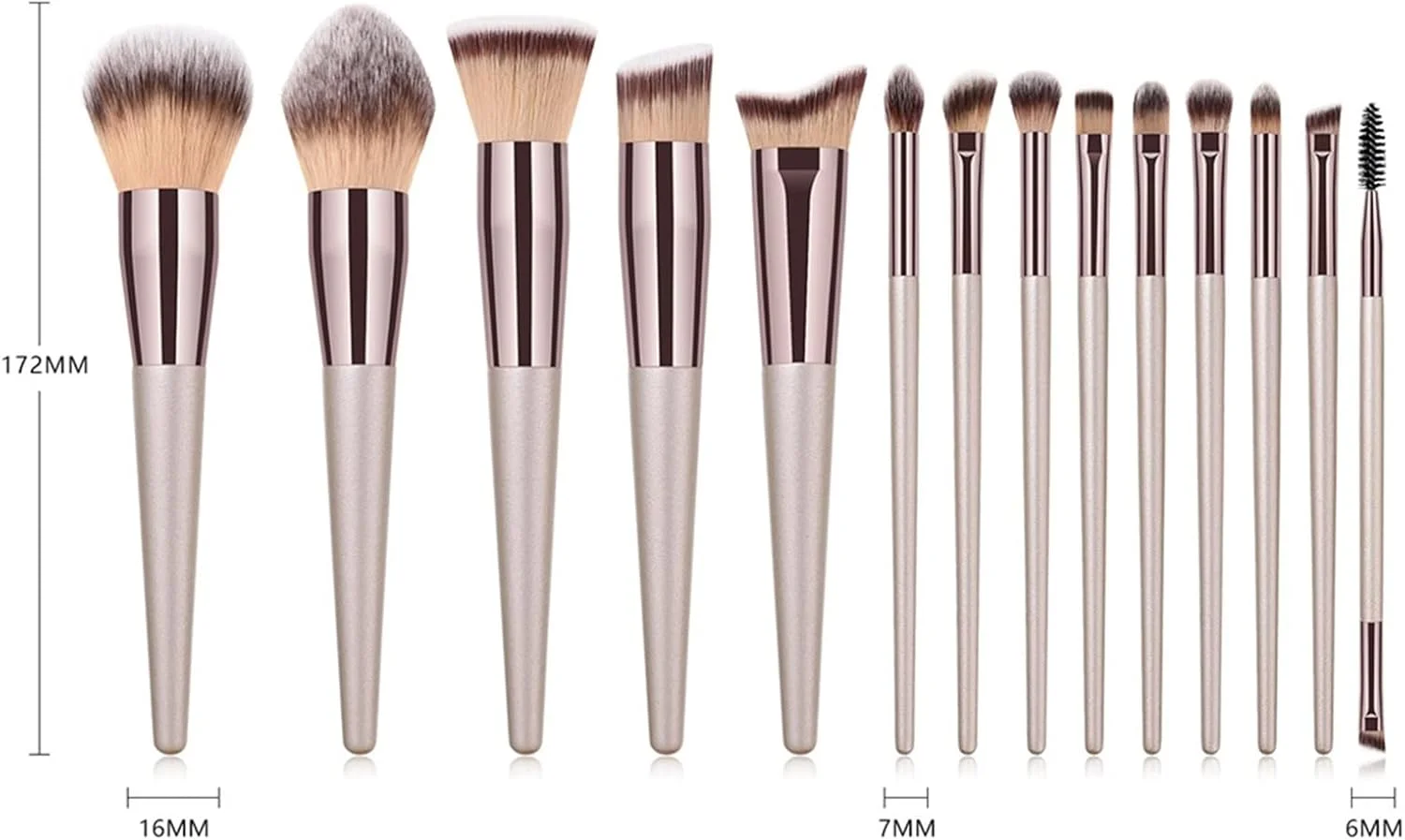 ست برس آرایشی HODORE، موهای نرم با کیفیت بالا، دسته چوبی، پودر شل، رژگونه، کرم پودر، برس کانتورینگ چشم، ست کامل ابزار آرایشی ست برس آرایشی HODORE، موهای نرم با کیفیت بالا، دسته چوبی، پودر شل، رژگونه، کرم پودر، برس کانتورینگ چشم، ست کامل ابزار آرایشی