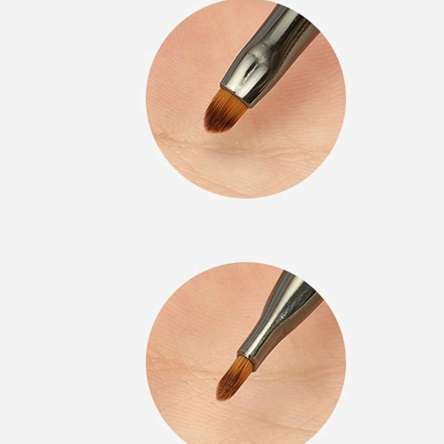 ست براش آرایشی هودور، قلم خط چشم، براش خط چشم مصنوعی، موی نرم فیبری، ابزار غیر خراش دهنده