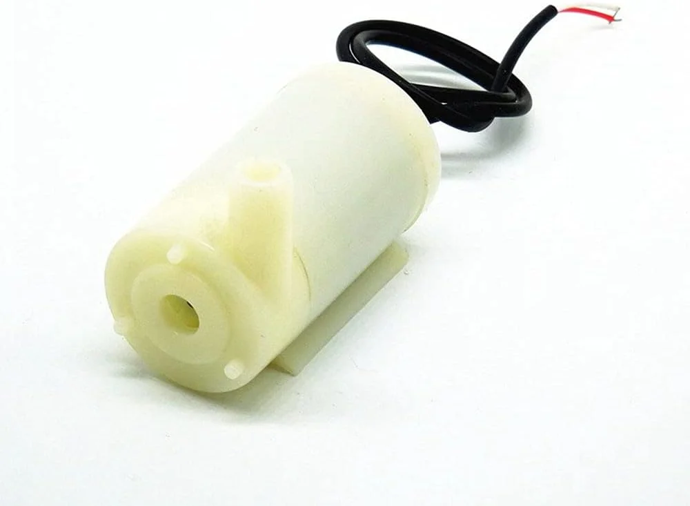 پمپ آب مینیاتوری غوطه ور Auto-plaza، 4 عدد، DC 3V-5V با مجموعه لوله وینیل شفاف 10 فوتی برای آکواریوم، باغ و گیاهان