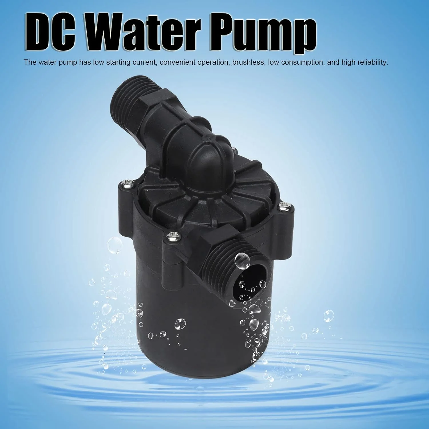 پمپ تقویت فشار Bewinner UK، پمپ تقویت کننده با راندمان بالا برای توالت های هوشمند و شیرآلات، عملکرد بی صدا، طراحی، سازگار با آب خورشیدی