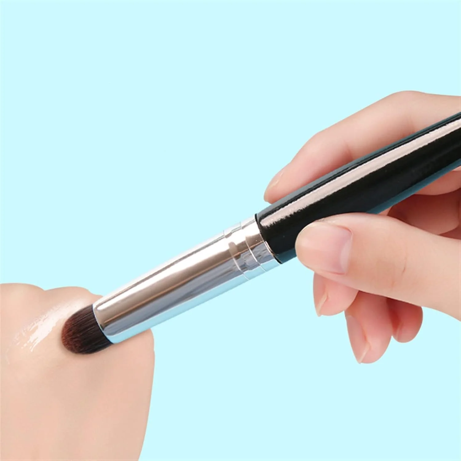 ست برس آرایشی هودور، برس کانسیلر گلولهای، برسهای ترکیبی لوازم آرایشی سر گرد، برس پودر فونداسیون، ابزارهای آرایشی حرفهای بدون علامت ست برس آرایشی هودور، برس کانسیلر گلولهای، برسهای ترکیبی لوازم آرایشی سر گرد، برس پودر فونداسیون، ابزارهای آرایشی حرفهای بدون علامت