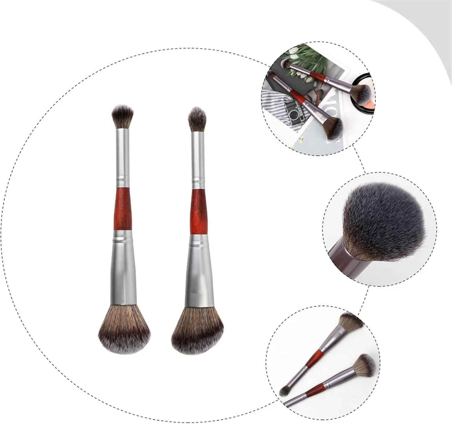 ست برس آرایشی HODORE، برس های آرایشی پودر، کرم پودر، سایه، دو طرفه، رژگونه، ست برس های پودر فیکس، ابزار دو طرفه رژ لب، ست های ترکیب سایه چشم ست برس آرایشی HODORE، برس های آرایشی پودر، کرم پودر، سایه، دو طرفه، رژگونه، ست برس های پودر فیکس، ابزار دو طرفه رژ لب، ست های ترکیب سایه چشم