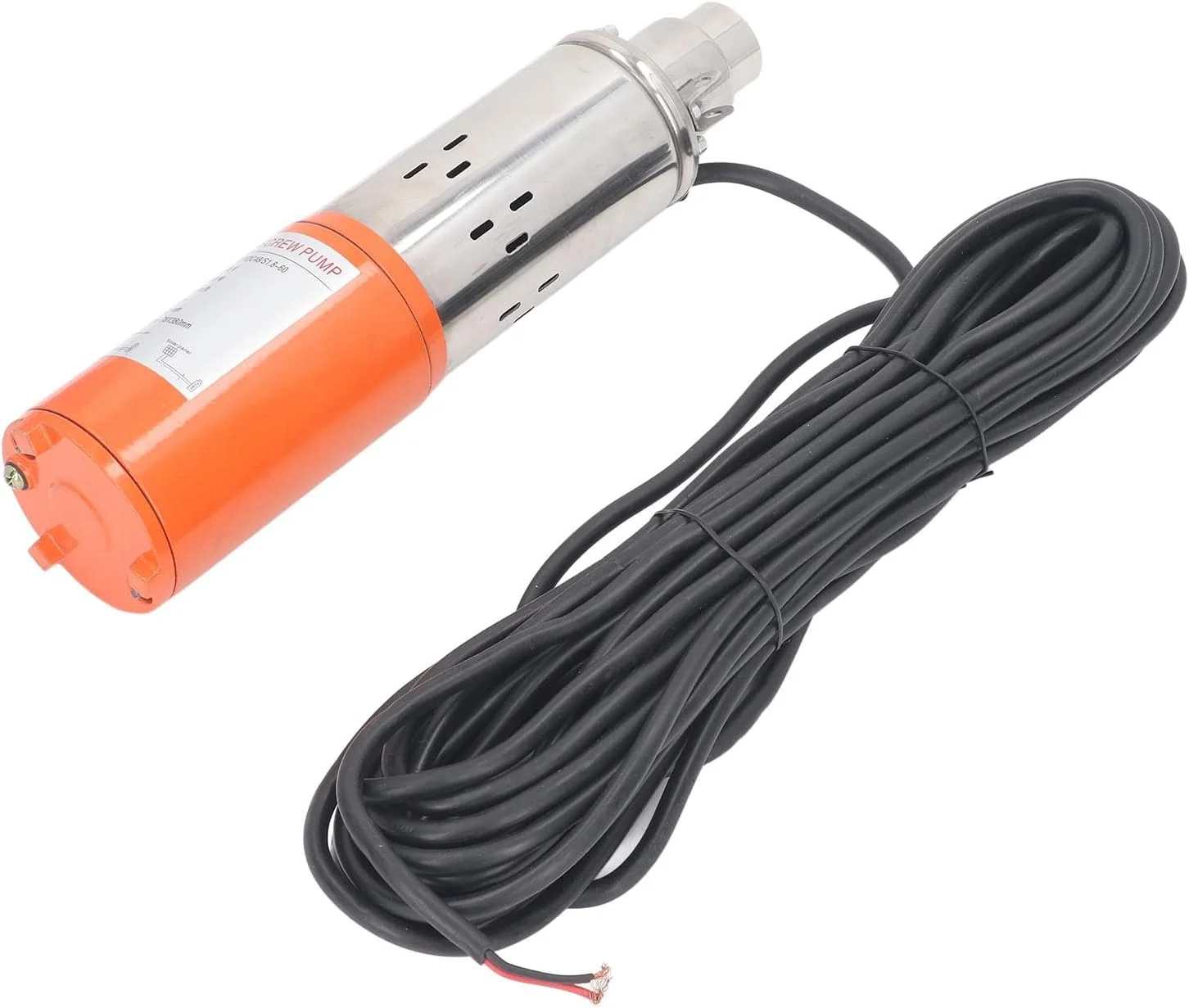 پمپ آب شناور چاه عمیق Luocute، پمپ پیچی DC شناور خورشیدی، موتور مسی استیل ضد زنگ 48 ولت 400 وات ارتفاع 60 متر 1.3 متر مکعب در ساعت آبیاری کشاورزی پمپ آب شناور چاه عمیق Luocute، پمپ پیچی DC شناور خورشیدی، موتور مسی استیل ضد زنگ 48 ولت 400 وات ارتفاع 60 متر 1.3 متر مکعب در ساعت آبیاری کشاورزی