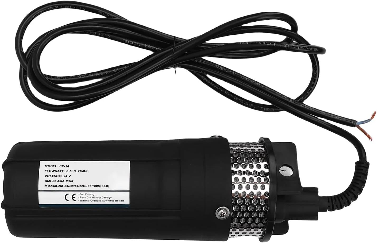 pomp زیر آب جیاوو 102GPH 230FT هیدرولیک 10FT کابل سولار پاوری