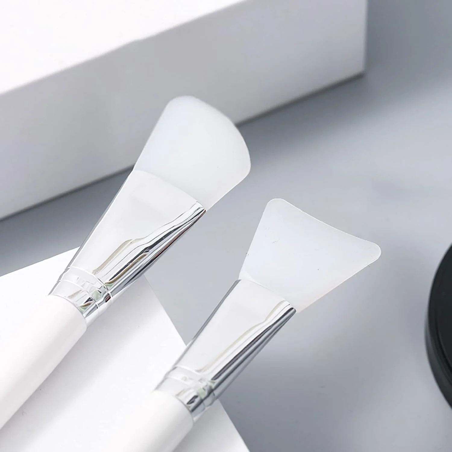ست براش آرایشی هودور، 5 عدد براش ماسک سیلیکونی حرفه ای، براش مخلوط کردن گل و لای برای مراقبت از پوست، ابزار لوازم آرایشی قابل استفاده مجدد ست براش آرایشی هودور، 5 عدد براش ماسک سیلیکونی حرفه ای، براش مخلوط کردن گل و لای برای مراقبت از پوست، ابزار لوازم آرایشی قابل استفاده مجدد