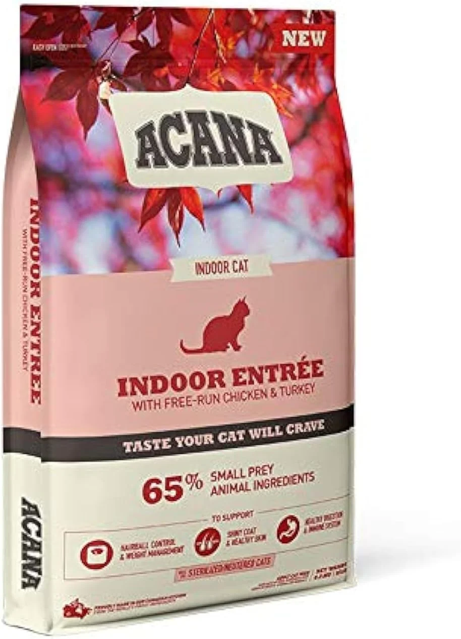 غذای خشک گربه آکانا مدل Indoor Entree وزن 4.5 کیلوگرم
