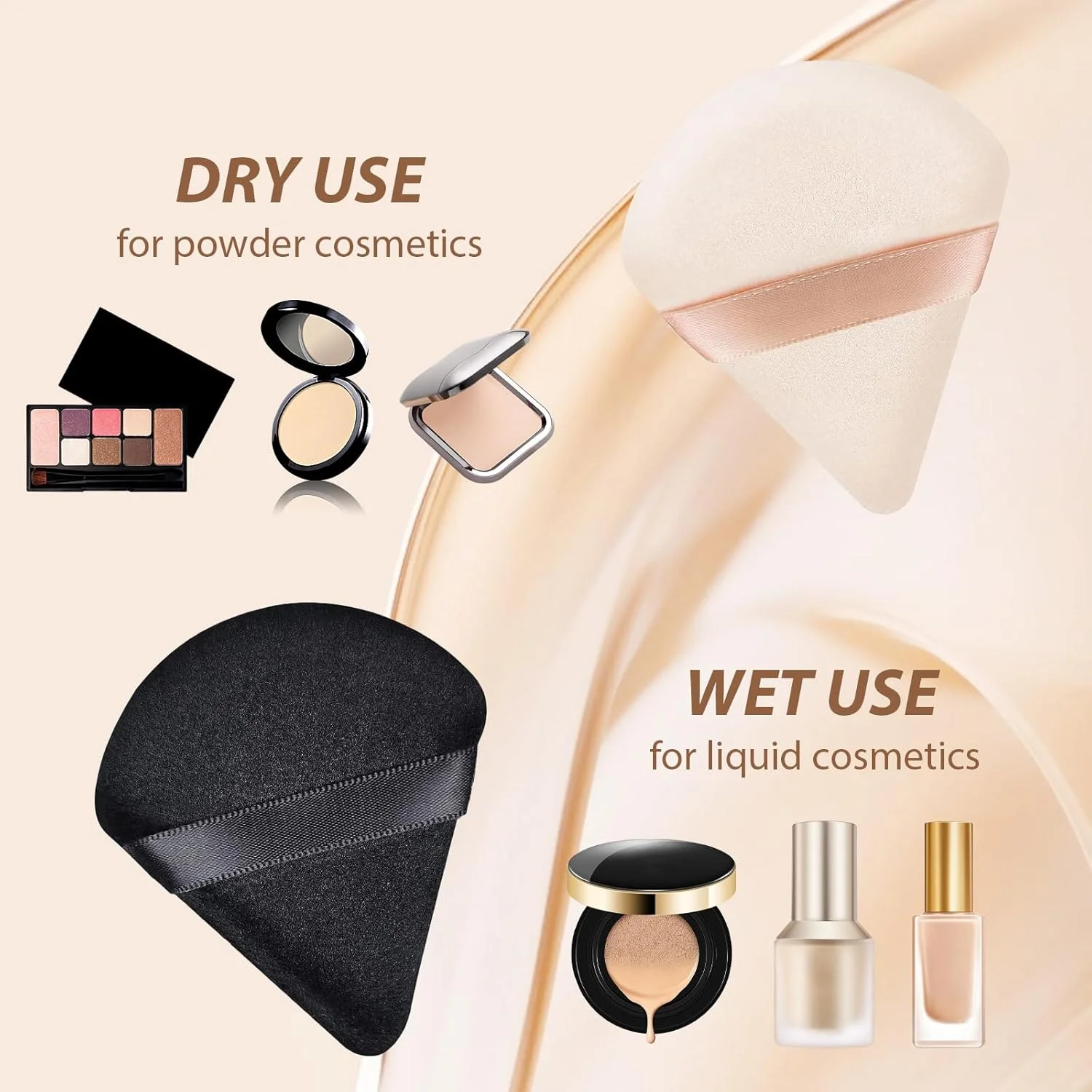 ست برس آرایشی HEYMKGO، 18 تکه، ست برس آرایش حرفه ای