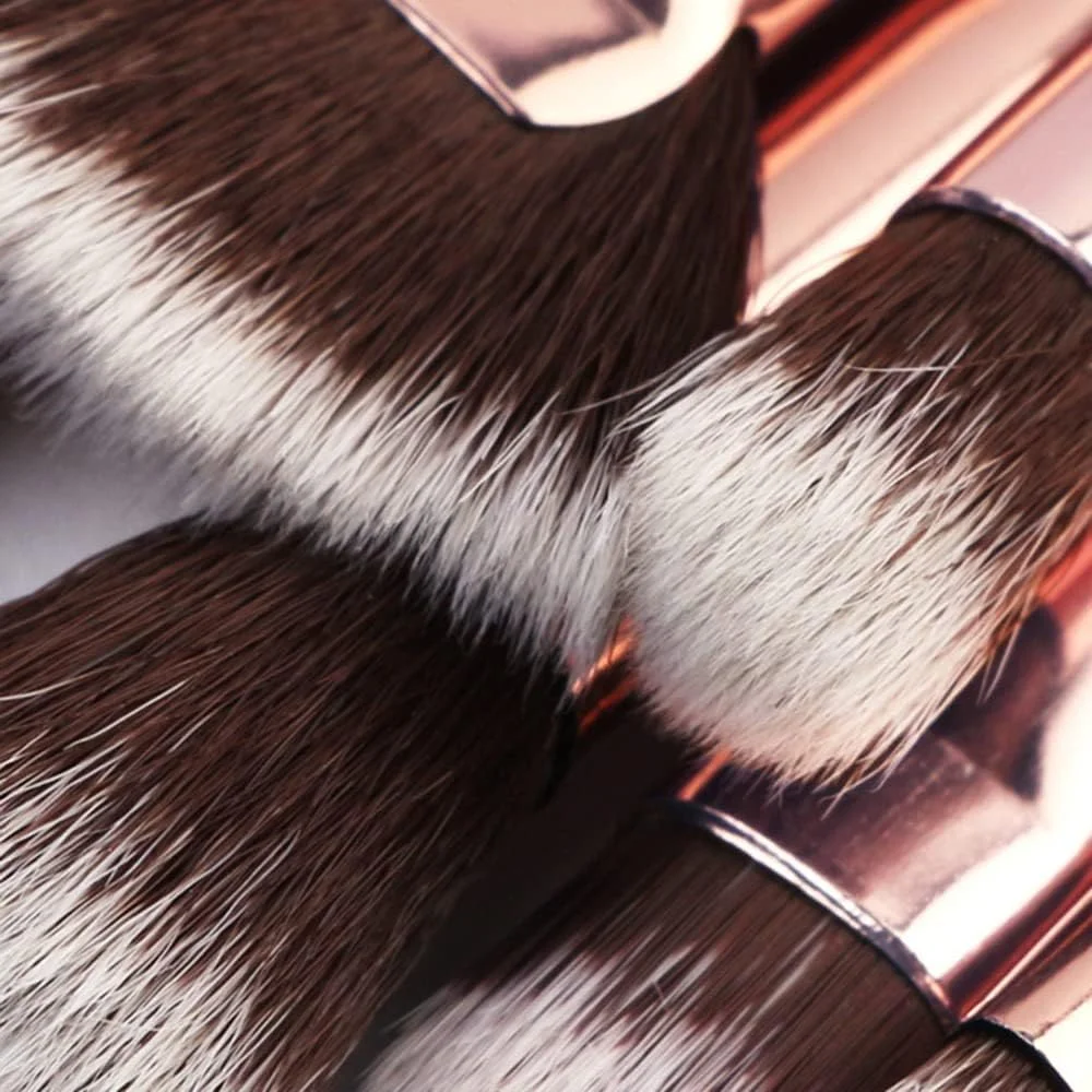 ست برس آرایشی چشم HELEMIY شامل 15 عدد برس سایه چشم، برس ریمل، برس خط چشم، ابزار آرایشی و کیت برس آرایشی