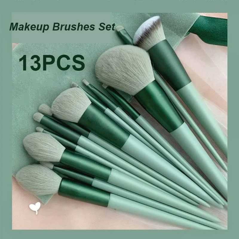 ست برس آرایشی هاویلا® 13 عددی، ابزار آرایشی حرفه ای ست برس آرایشی هاویلا® 13 عددی، ابزار آرایشی حرفه ای