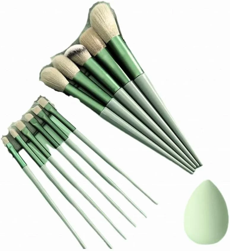 ست برس آرایشی هاویلاه® 13 عددی، ابزار آرایشی حرفه ای به همراه پد