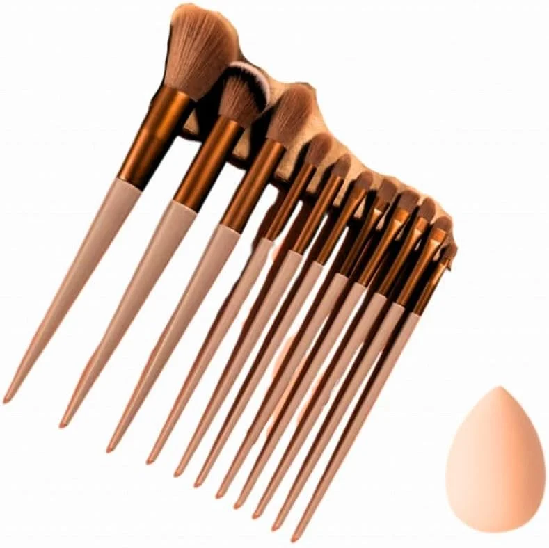 ست برس آرایشی هاویلا® 13 عددی، ابزار آرایشی حرفه ای به همراه پد