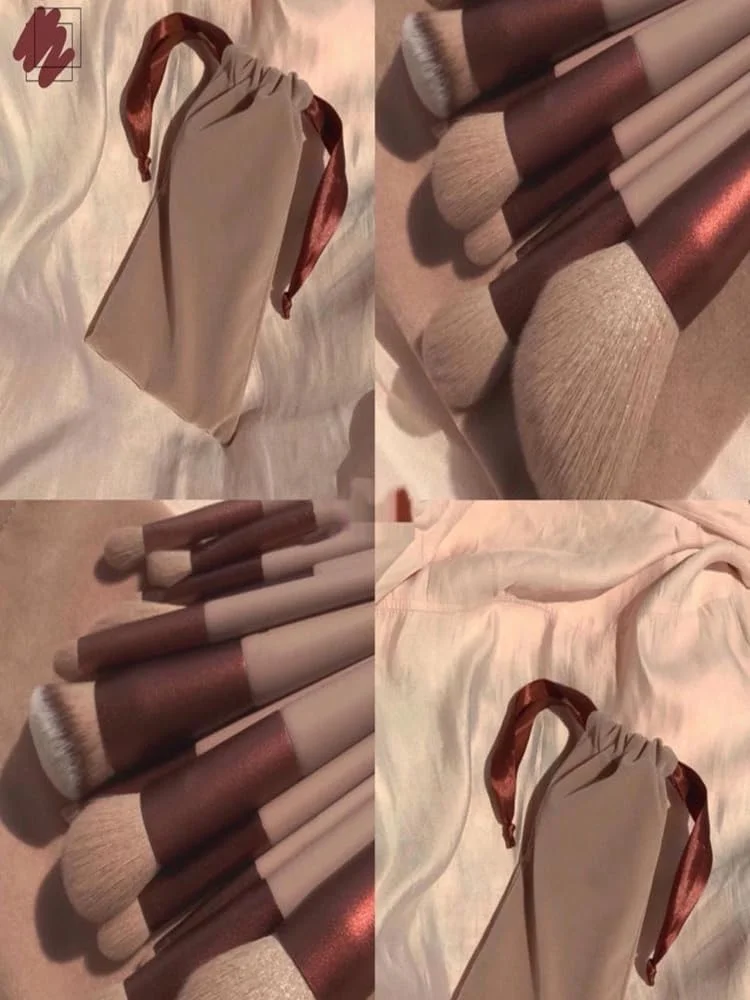 ست برس آرایشی هاویلا® 13 عددی، ابزار آرایشی حرفه ای به همراه پد