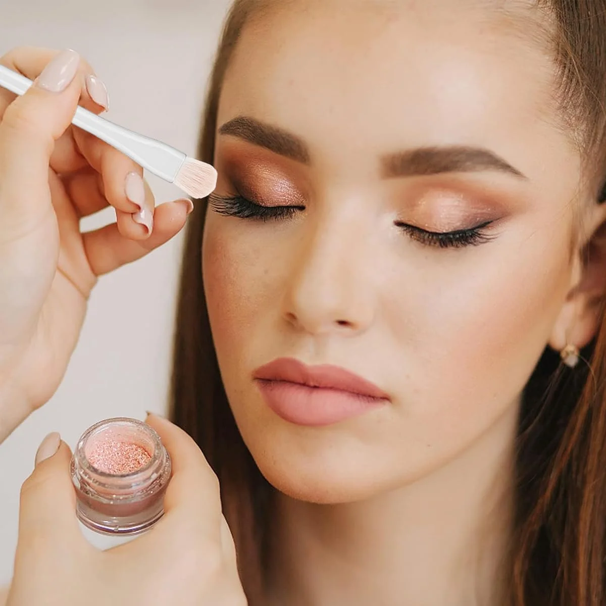 ست برس آرایشی مینی 4 در 1 HASTHIP® YourBrand، برس قابل حمل و ضروری برای سفر، کانسیلر، سایه چشم، هایلایتر، رژ لب، برس های آرایشی فشرده و مصنوعی برای صورت و چشم ست برس آرایشی مینی 4 در 1 HASTHIP® YourBrand، برس قابل حمل و ضروری برای سفر، کانسیلر، سایه چشم، هایلایتر، رژ لب، برس های آرایشی فشرده و مصنوعی برای صورت و چشم