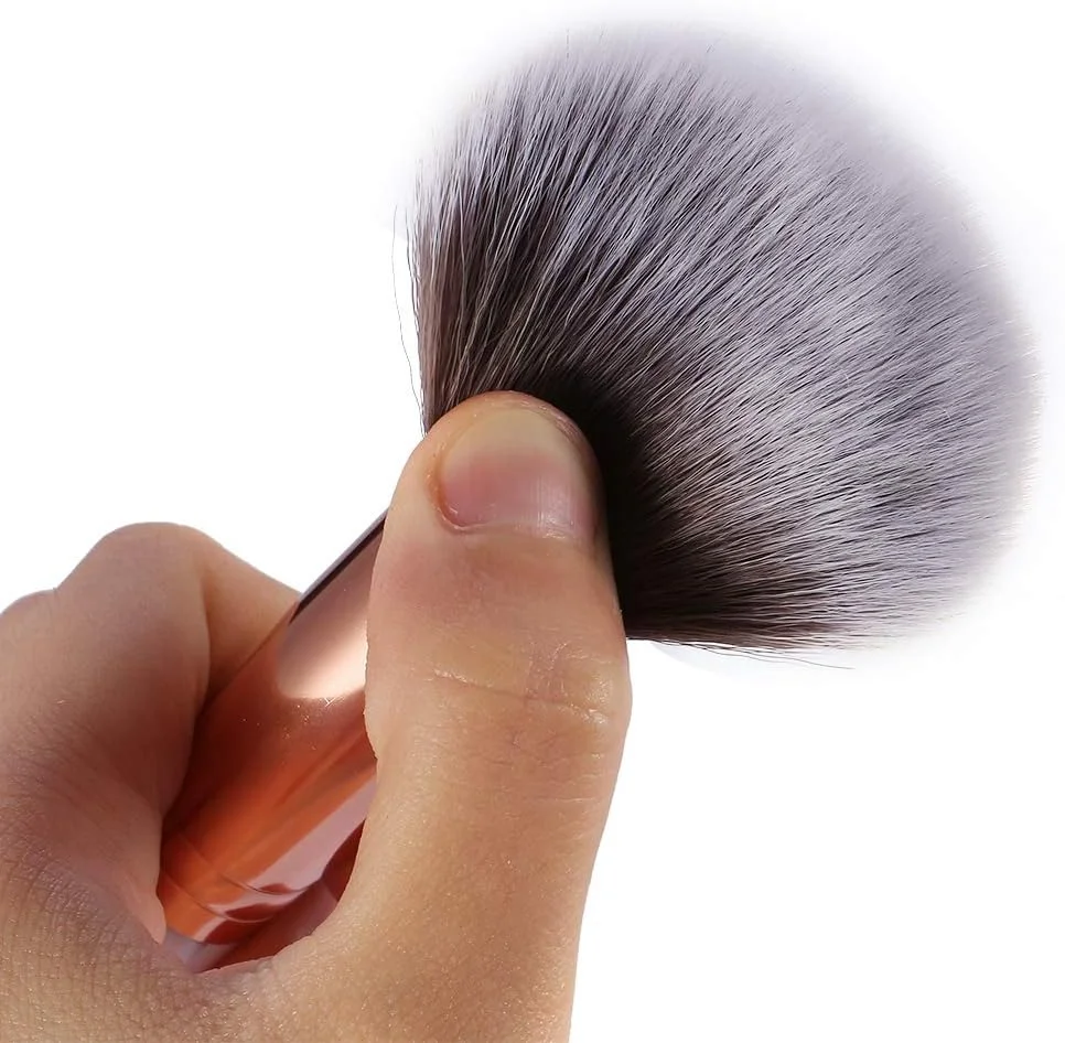 ست برس آرایشی حرفه ای 10 تکه Haofy برای کرم پودر، ابرو، سایه چشم، رژگونه، کانسیلر، پودر ترکیبی (تک بسته)