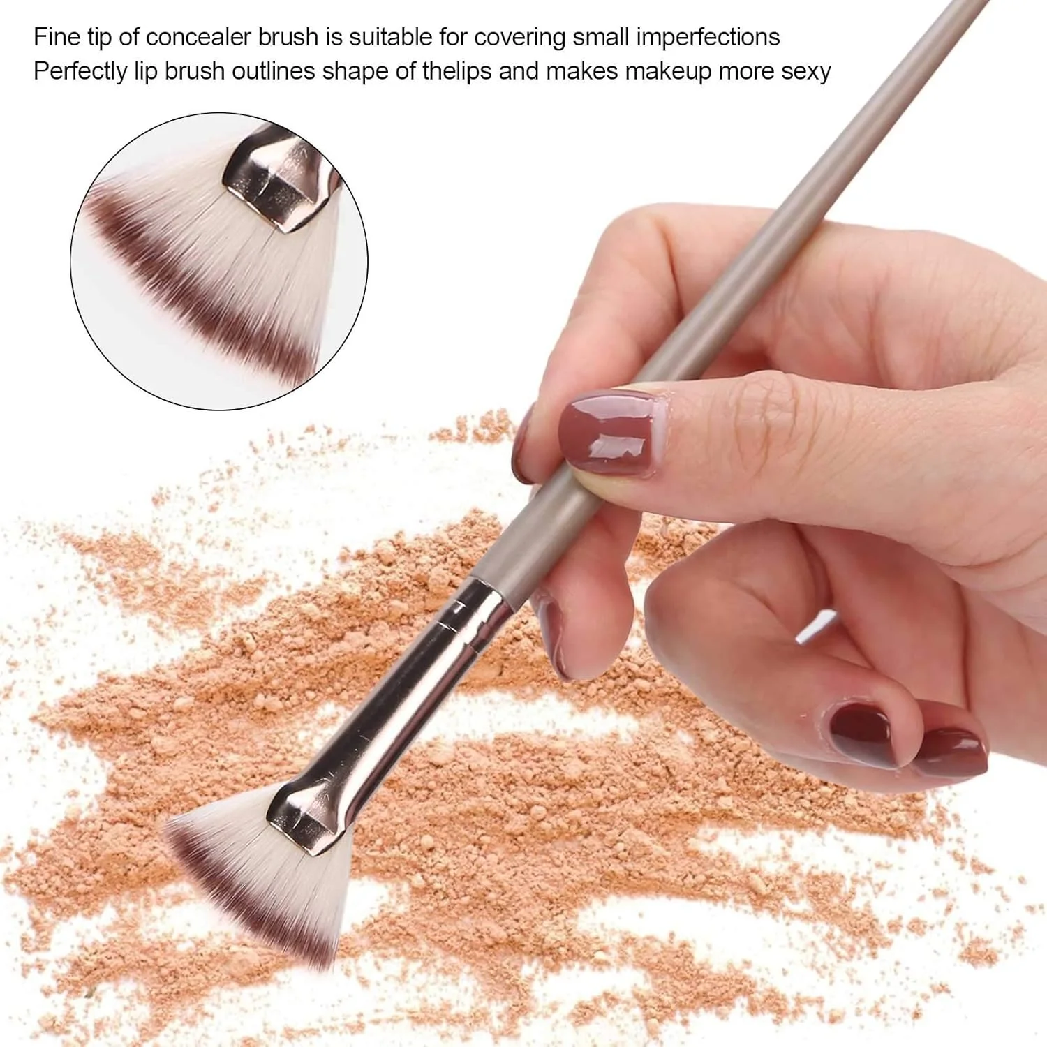 ست برس آرایشی 12 تکه Haofy، نایلونی، پودر فیکس، رژگونه، کانسیلر، سایه چشم، برس لب، کرم پودر، ترکیب کننده، پودر صورت، رژگونه، سایه چشم ست برس آرایشی 12 تکه Haofy، نایلونی، پودر فیکس، رژگونه، کانسیلر، سایه چشم، برس لب، کرم پودر، ترکیب کننده، پودر صورت، رژگونه، سایه چشم