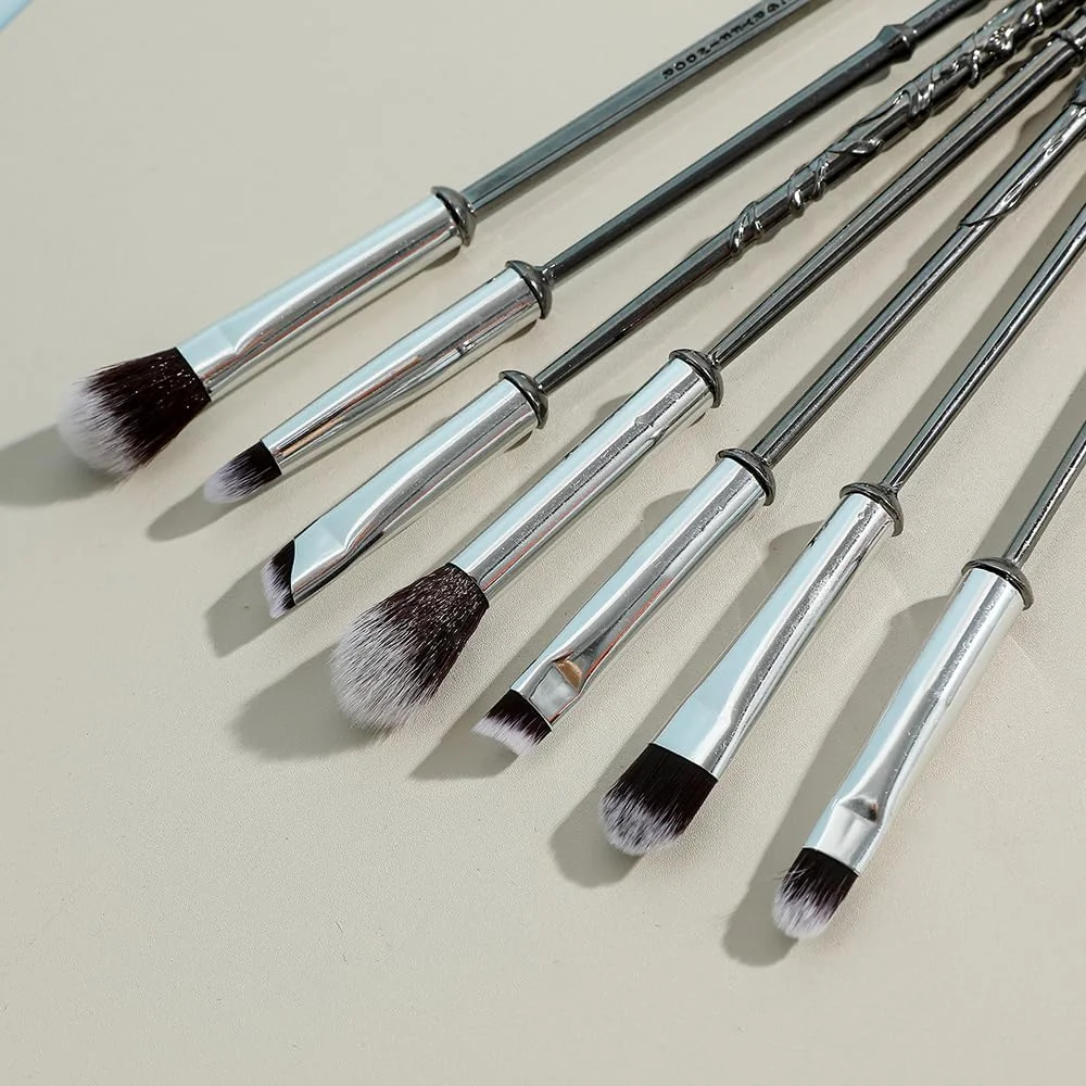 ست 10 عددی براش آرایشی هاوموتوکس طرح پاتر، هدیه هری پاتر برای سایه چشم، ابرو، خط چشم، لب، کانسیلر، کانتورینگ، هایلایتر و ترکیب، ست براش آرایشی چوب جادوگری ست 10 عددی براش آرایشی هاوموتوکس طرح پاتر، هدیه هری پاتر برای سایه چشم، ابرو، خط چشم، لب، کانسیلر، کانتورینگ، هایلایتر و ترکیب، ست براش آرایشی چوب جادوگری