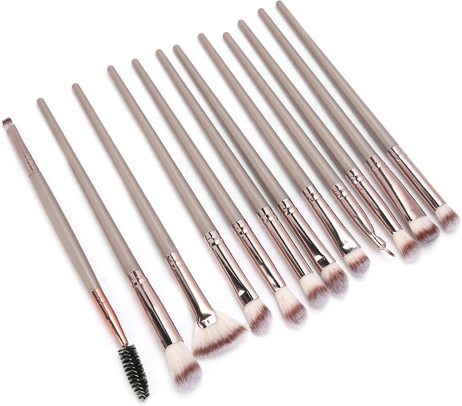 ست برس آرایشی 12 تکه Haofy، نایلونی، پودر فیکس، رژگونه، کانسیلر، سایه چشم، برس لب، کرم پودر، ترکیب کننده، پودر صورت، رژگونه، سایه چشم ست برس آرایشی 12 تکه Haofy، نایلونی، پودر فیکس، رژگونه، کانسیلر، سایه چشم، برس لب، کرم پودر، ترکیب کننده، پودر صورت، رژگونه، سایه چشم