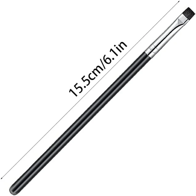 GZXYUAN ست برس ابرو 3 عددی، برس خط چشم زاویه دار تخت، ست برس ابرو، برس آرایش سایه چشم برای ابزار آرایشی کرم مایع ژل GZXYUAN ست برس ابرو 3 عددی، برس خط چشم زاویه دار تخت، ست برس ابرو، برس آرایش سایه چشم برای ابزار آرایشی کرم مایع ژل