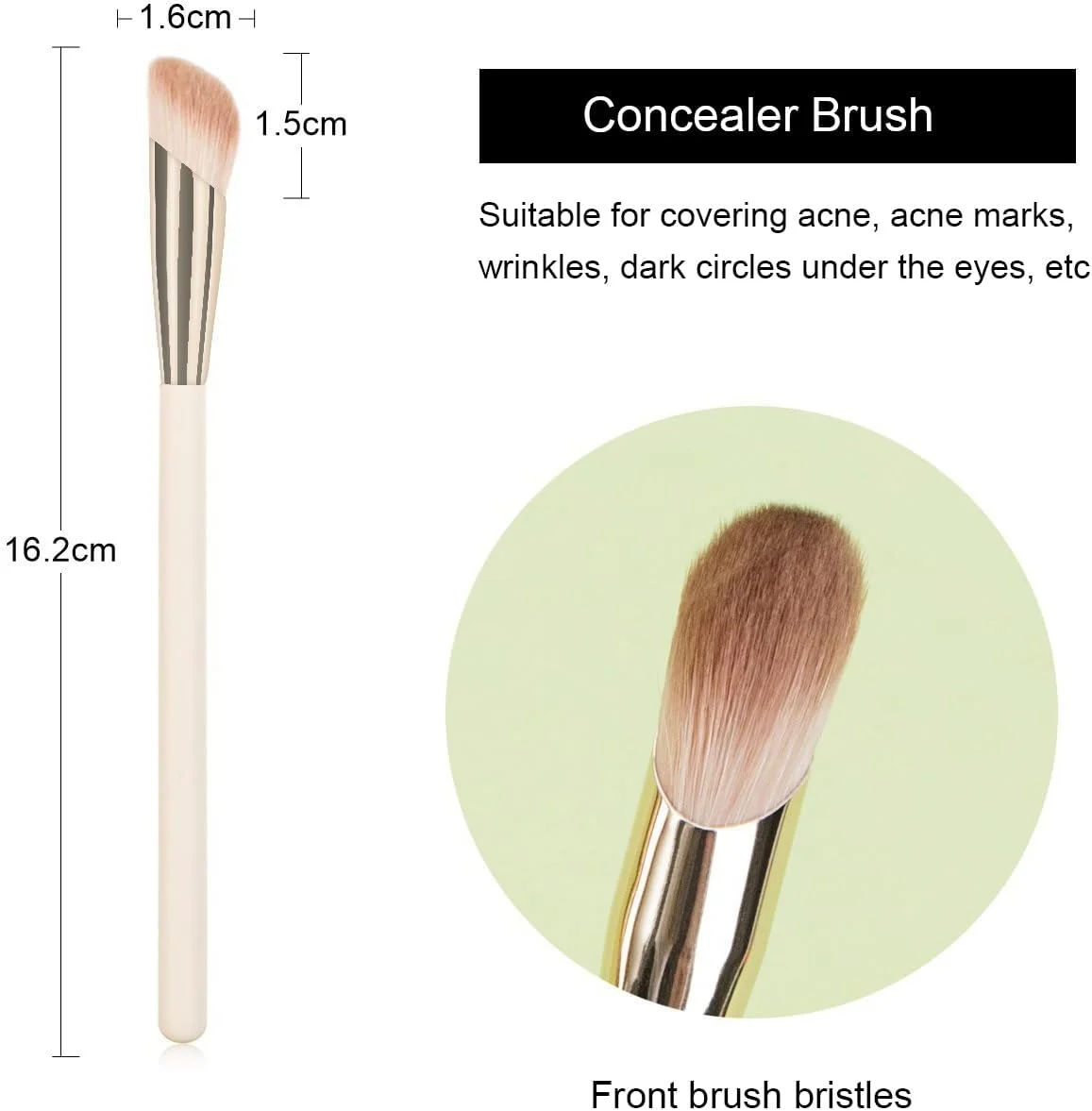 ست برس کرم پودر زاویه دار و کانسیلر زیر چشم کوچک Haayymo، ست برس رژگونه کانتور مایع بینی، برس آرایشی پودر فلورسنت طلایی اریب ست برس کرم پودر زاویه دار و کانسیلر زیر چشم کوچک Haayymo، ست برس رژگونه کانتور مایع بینی، برس آرایشی پودر فلورسنت طلایی اریب