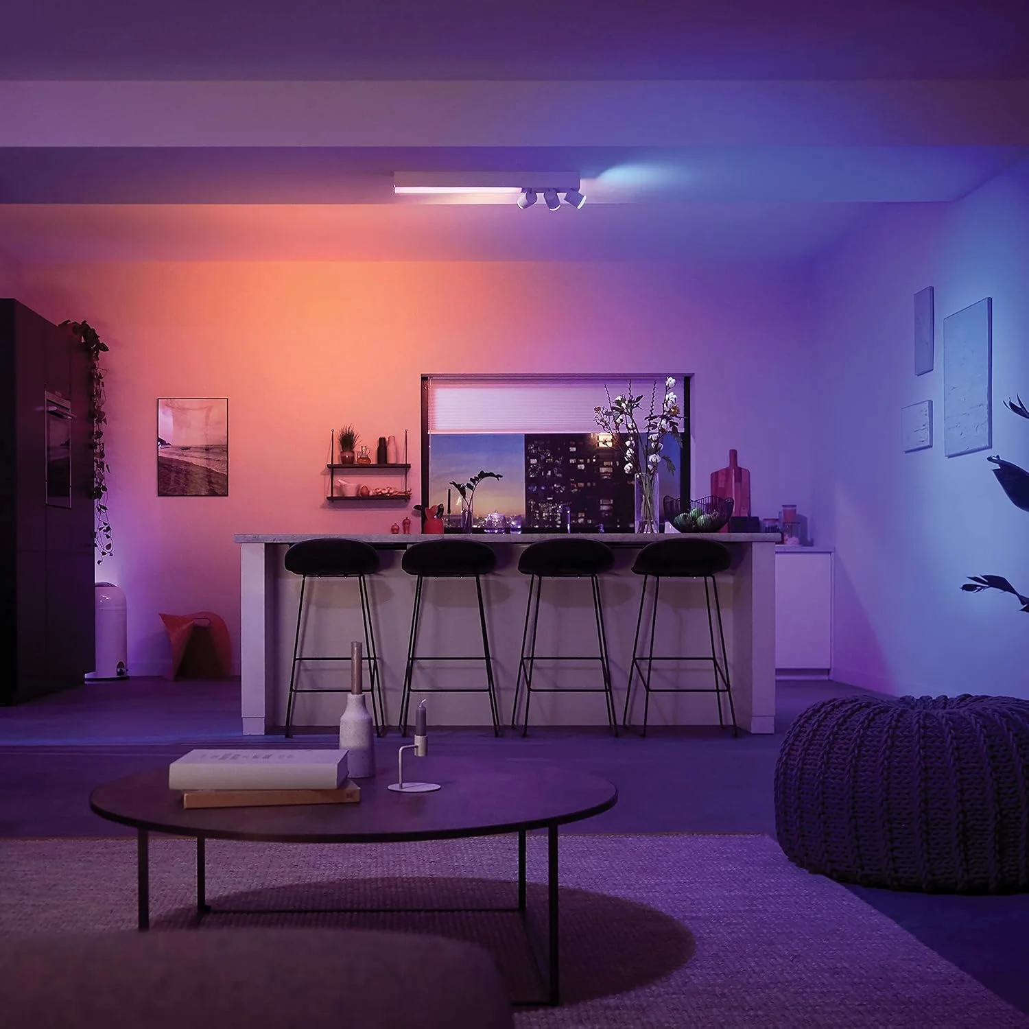چراغ سقفی هوشمند Philips Hue Centris با 3 لامپ، قابل تنظیم، 16 میلیون رنگ، کنترل از طریق اپلیکیشن، سازگار با Amazon Alexa، سفید چراغ سقفی هوشمند Philips Hue Centris با 3 لامپ، قابل تنظیم، 16 میلیون رنگ، کنترل از طریق اپلیکیشن، سازگار با Amazon Alexa، سفید