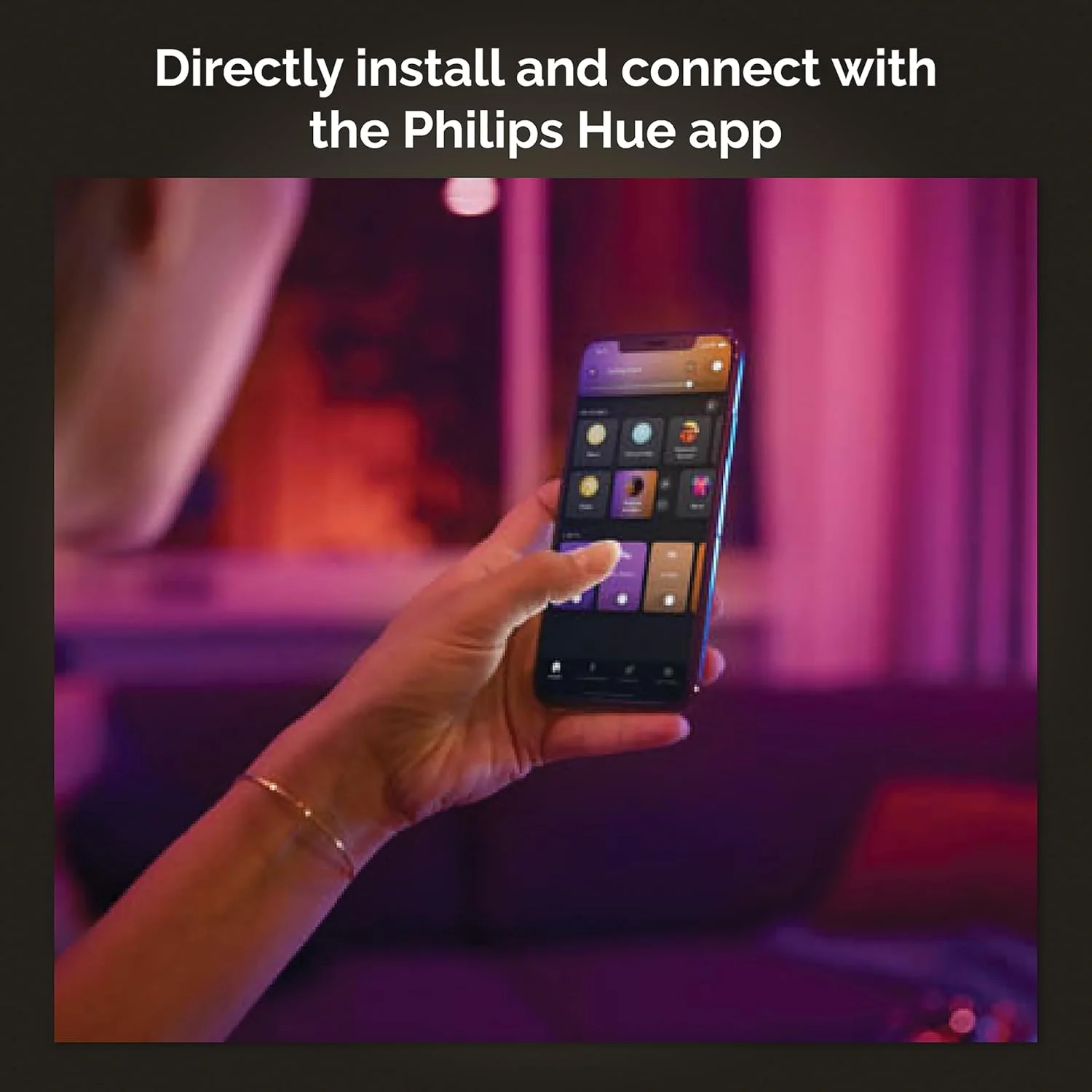 چراغ سقفی دو شاخه فیلیپس Hue مدل Fugato با قابلیت تغییر رنگ و نور سفید، مشکی، 2 عدد 350 لومن، دیمر دار، 16 میلیون رنگ، قابل کنترل از طریق اپلیکیشن، سازگار با آمازون الکسا (Echo, Echo Dot)، نسل جدید چراغ سقفی دو شاخه فیلیپس Hue مدل Fugato با قابلیت تغییر رنگ و نور سفید، مشکی، 2 عدد 350 لومن، دیمر دار، 16 میلیون رنگ، قابل کنترل از طریق اپلیکیشن، سازگار با آمازون الکسا (Echo, Echo Dot)، نسل جدید