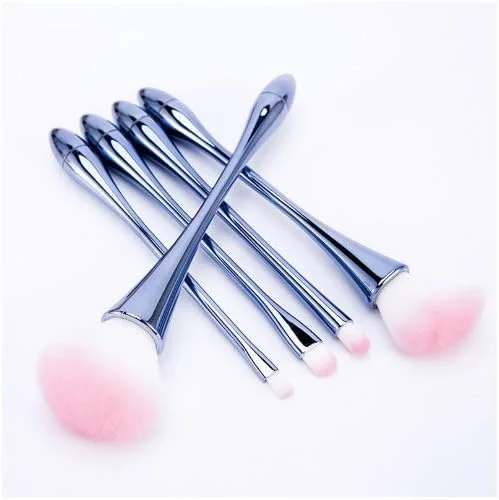 ست برس آرایشی GXFCZJH شامل برس های کرم پودر، سایه چشم، ترکیب و رژگونه