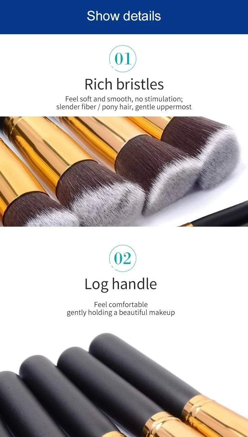 ست برس آرایشی GXFCZJH ابزار آرایشی پودر سایه چشم ست لوازم آرایشی