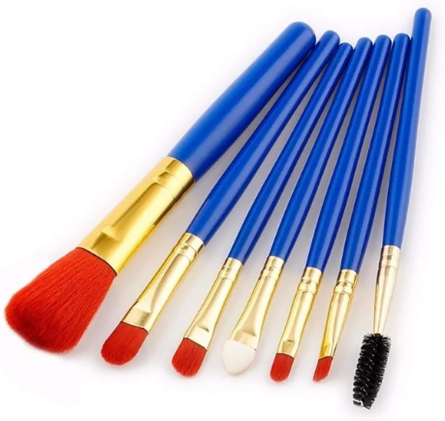 ست برس آرایشی GXFCZJH، شامل برس سایه چشم، رژگونه و ابزارهای ترکیب