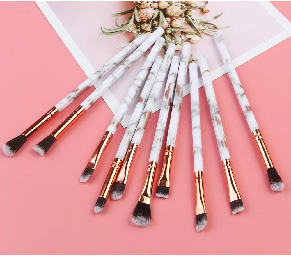 ست برس آرایشی GXFCZJH، مجموعه برس سایه چشم، خط چشم و کانسیلر، کیت ابزار برس آرایشی مینی