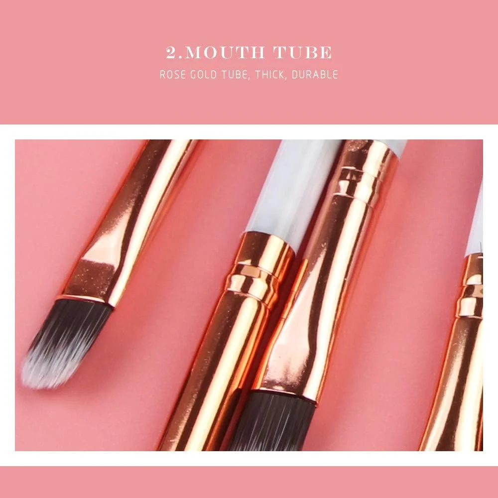 ست برس آرایشی GXFCZJH، مجموعه برس سایه چشم، خط چشم و کانسیلر، کیت ابزار مینی برس آرایشی