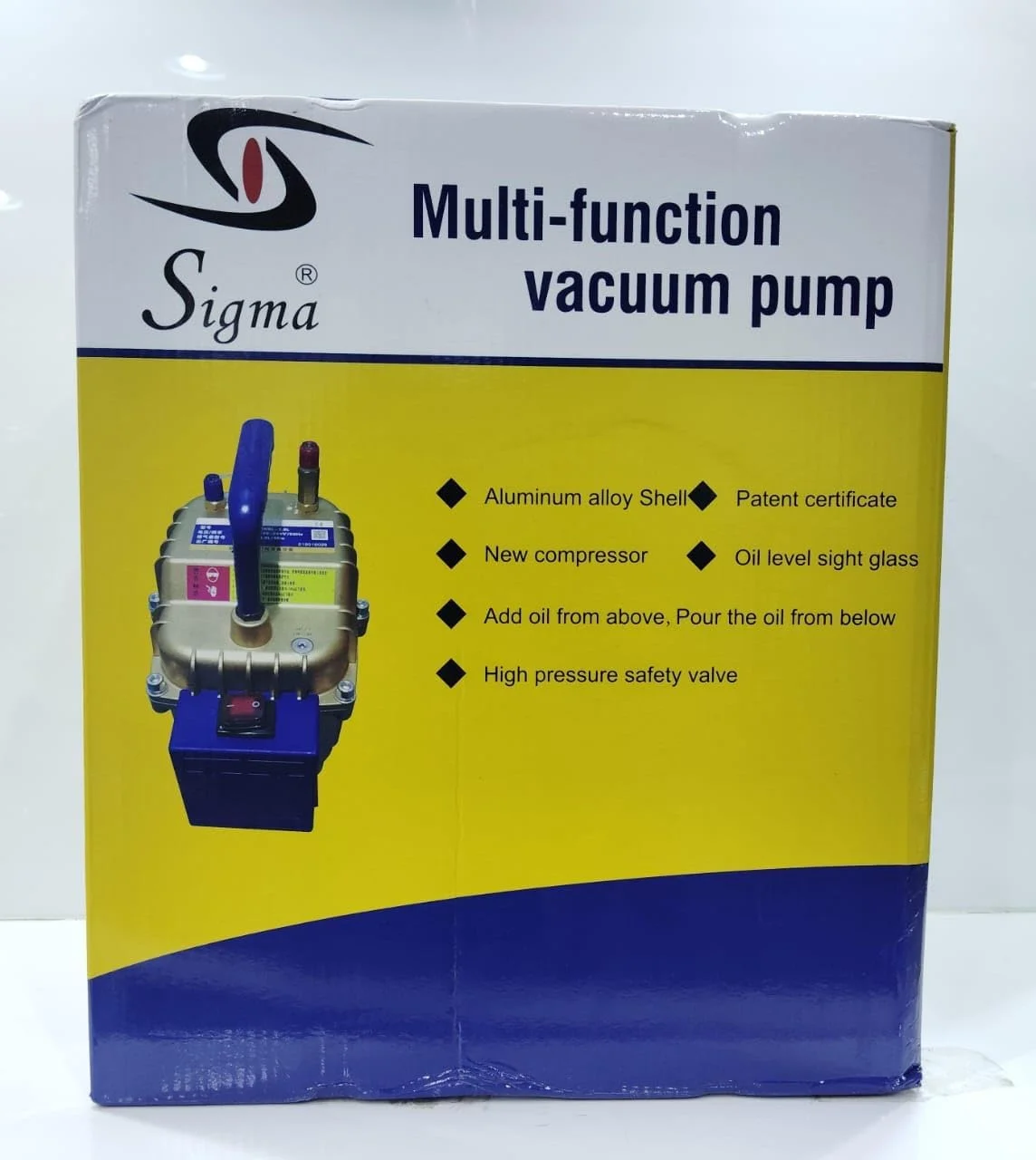 پمپ وکیوم چند منظوره 4.6 لیتری - 230 وات | 220 ولت تک فاز 50 هرتز | سبک وزن - 8 کیلوگرم | بادوام و با کارایی بالا