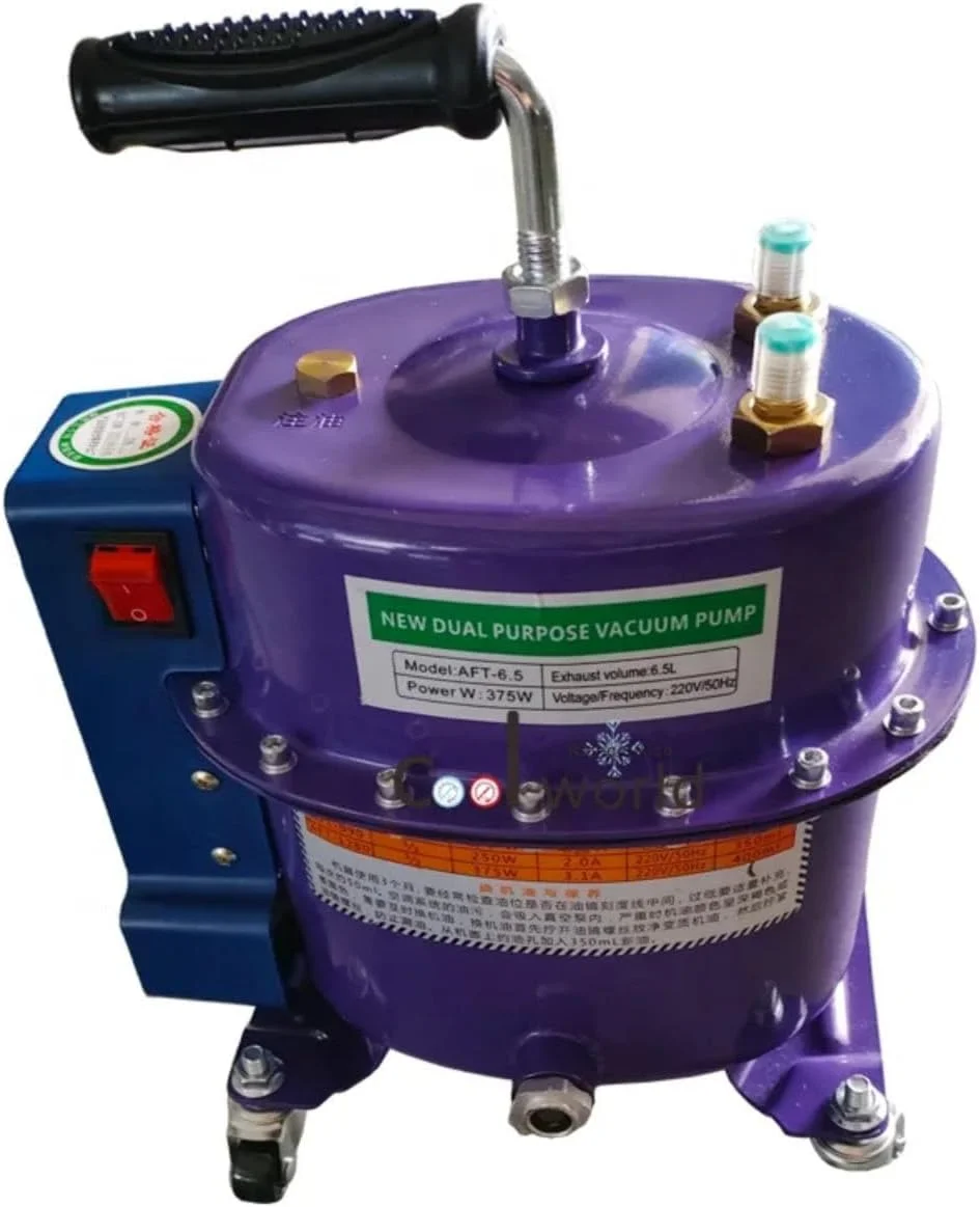 پمپ وکیوم دو منظوره، 250 وات، 220 ولت/50 هرتز، ظرفیت 4.8 لیتر، با قابلیت تست فشار