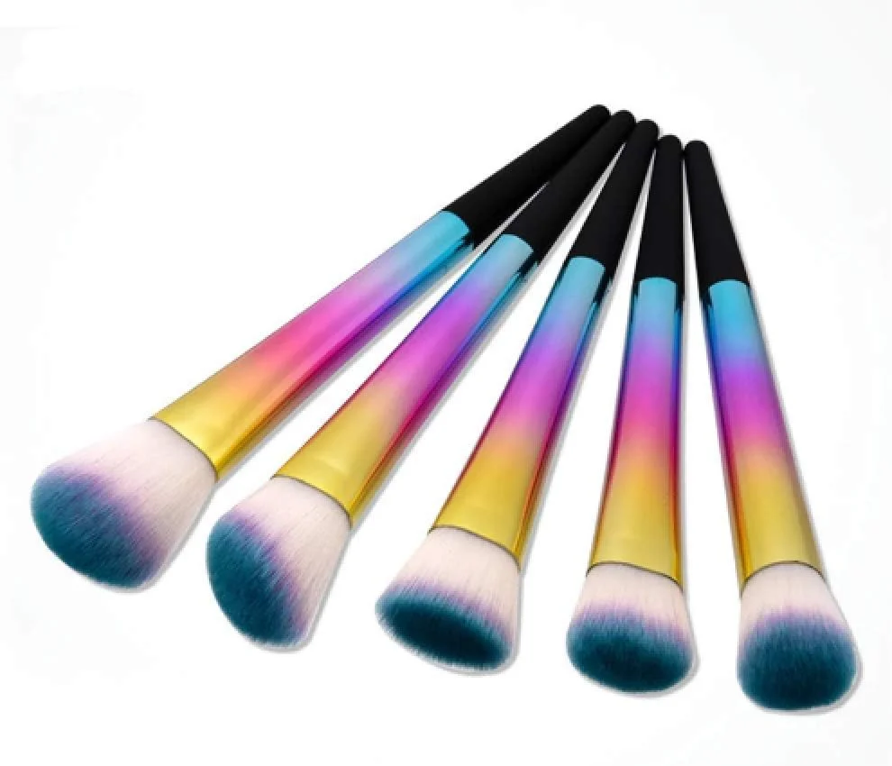 ست برس آرایشی GXFCZJH، شامل برس کرم پودر و برس پودر فیکس